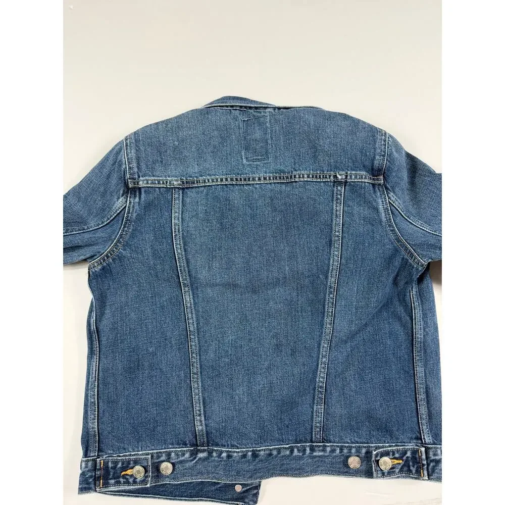 Gap Icon Denim Jacket Medium Indigo Wash Size Small
